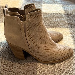 Tan booties